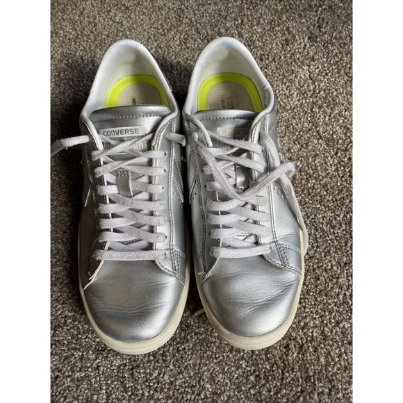 Converse One Star PL LP Silver 555947C Women’s 6.5 - Picture 4 of 6